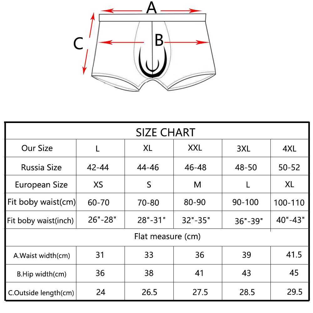 8 pieces/batch mens underwear pure cotton underwear boxing shorts breathable and comfortable plus size mens underwear boxing shorts L-4XL X241207