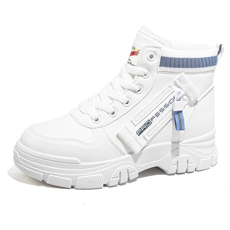 Ddmysports Top For Women Autumn Winter New Trendy Versatile Student S Igh Waist Sports Plush Board Shoes OUTDOOR