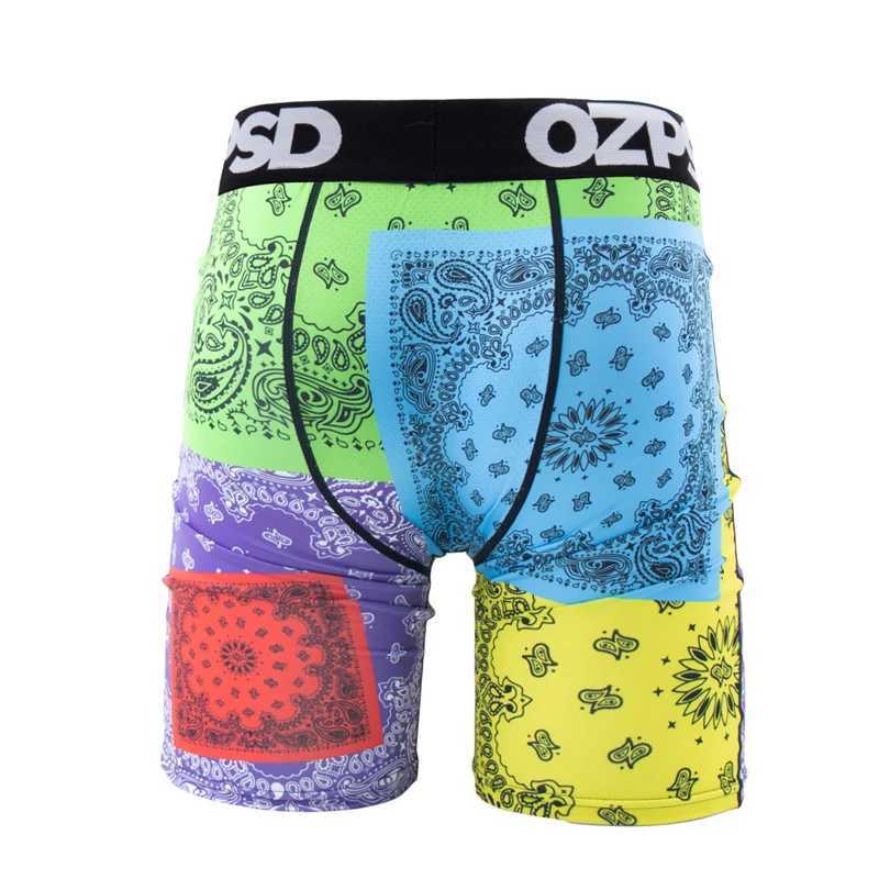 Underpants Soft Sexy Men Underwear Boxershorts Fashion Man Underpants Panties Print Men Innerwear cuecas Hombres ZS-O101-O108 Y240828Z0I3