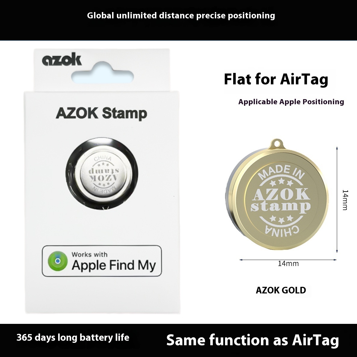 Findmy positioning airtag suitable for Apple anti loss device, elderly and children Bluetooth pet tracking device