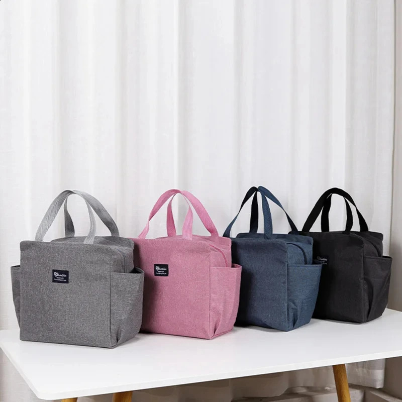 Multifunction Oxford Large Capacity Cooler Bag Waterproof Portable Zipper Thermal Lunch Bags for Outdoor Picnic Food Storage 240827