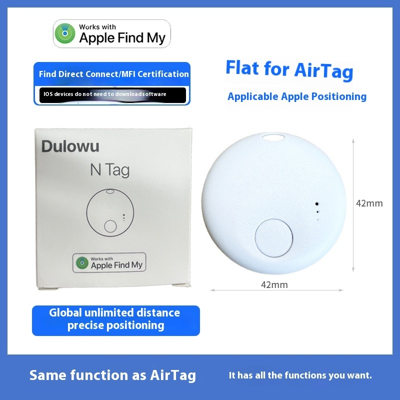 Findmy positioning airtag suitable for Apple anti loss device, elderly and children Bluetooth pet tracking device