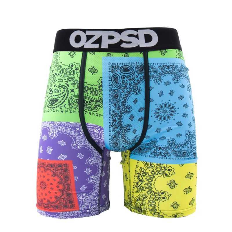 Underpants Soft Sexy Men Underwear Boxershorts Fashion Man Underpants Panties Print Men Innerwear cuecas Hombres ZS-O101-O108 Y240828Z0I3