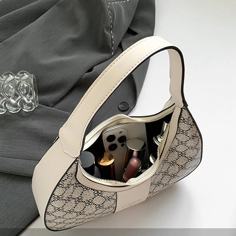 Totes Small Splicing PU Leather Vintage LettersWomen Sier Handbags And Purses 2024 Female Crossbody Bags Trend Shoulder