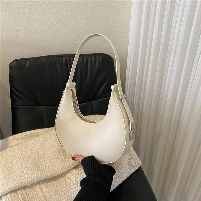 Fashion n PU Leather Shoulder Bag Women Small Clutch Handbag Purse Female Underarm Travel 240828Z