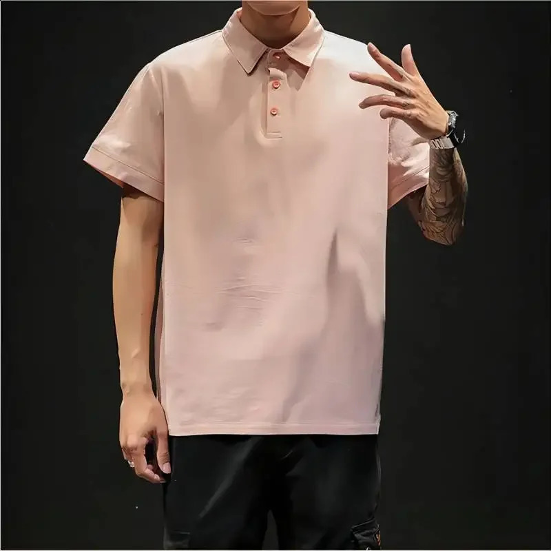 springsummer Tshirt mens cold short sleeved Oneck elastic quick drying breathable sports S3XL 240828