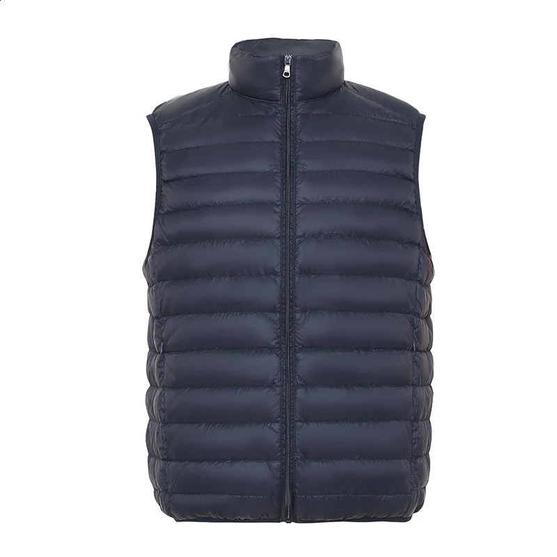 Mens 90% duck down vest ultra light Gielt casual waist jacket spring and autumn lightweight mens highquality 240827