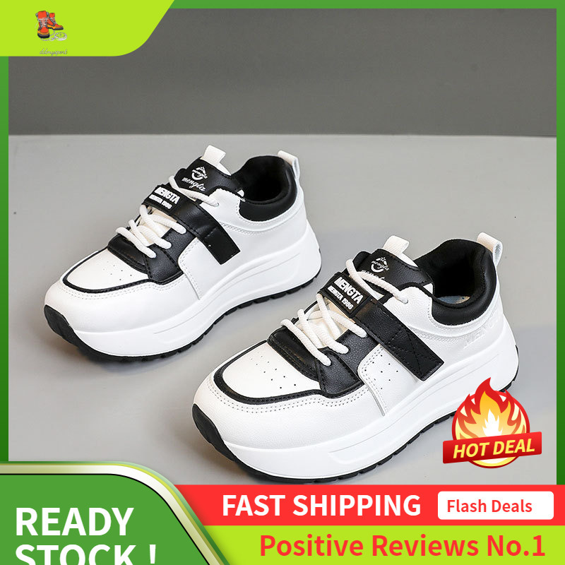 Ddmysports S New Breathable White Summer And Autumn Casual Thick Soled Board Shoes College Height Increasing Korean Fashion Version Wear Resistant OUT