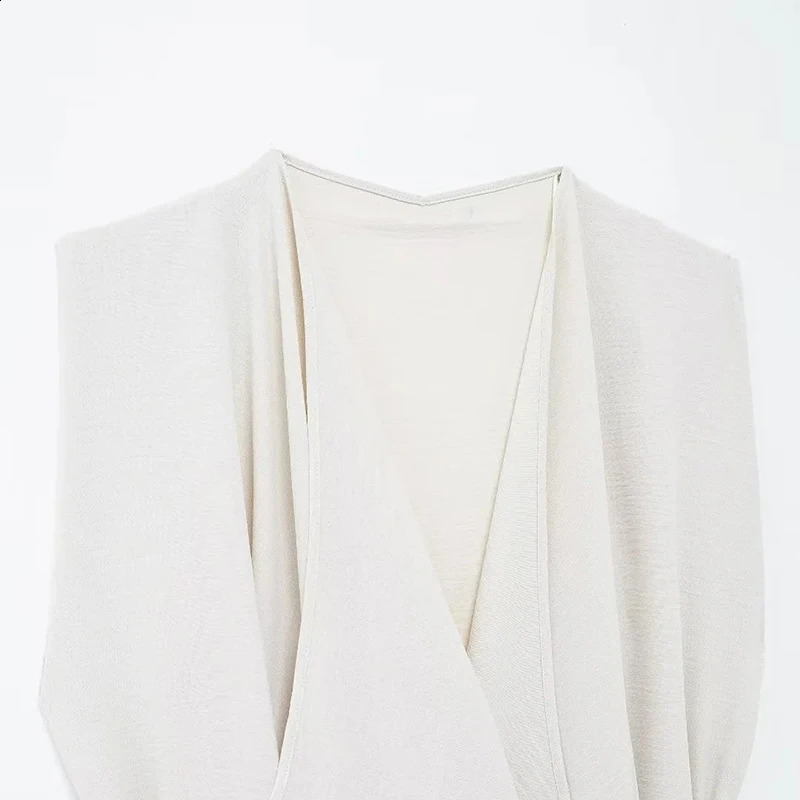 SIYANG Womens Fashion Tassel Tank Top with Belt Womens Adjustable Tie Asymmetric Open Tank Top Womens Top 240828