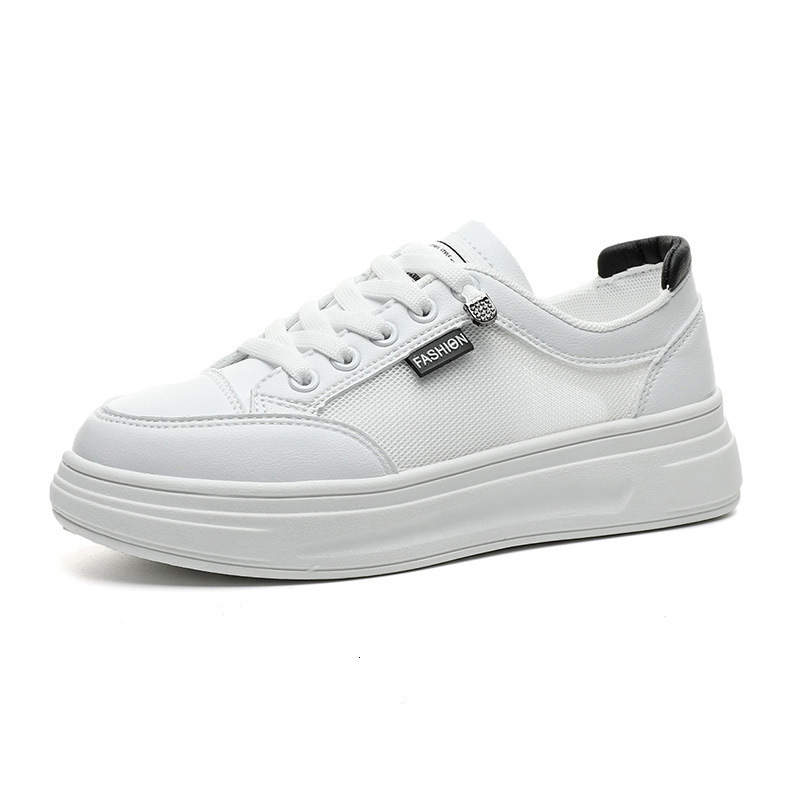 Ddmysports New Thick Sole Small White Women S Summer Versatile Board Mesh Breathable Shoes Trend OUTDOOR