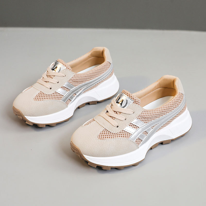 Ddmysports ZY New Mesh Dad For Women Summer Thick Sole Height Increasing S Board Breathable And Wear Resistant Shoes OUTDOOR