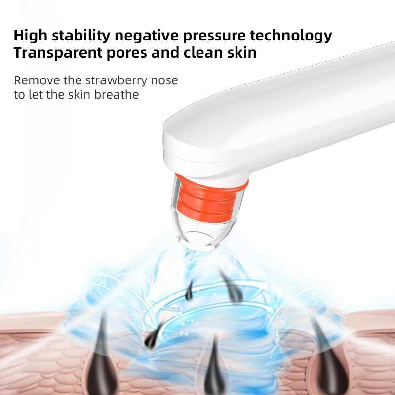 Nose blackhead remover facial hole cleaning vacuum pump blackhead remover with camera facial acne care cleaning tool machine M240828