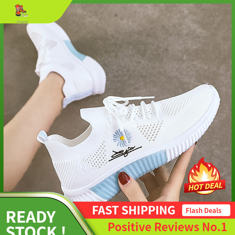 Ddmysports RF Little White Women S Summer New Versatile Korean Edition Ollow Pattern Sports Shoes Breathable Mesh OUTDOOR