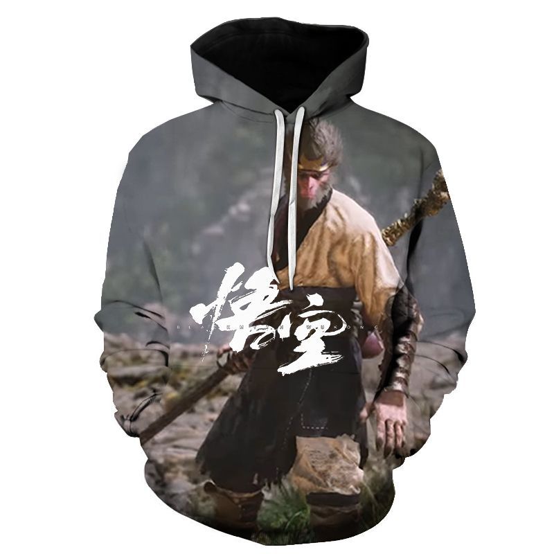 Men's Hoodies & Sweatshirts digital printing Game pullover Hoodie