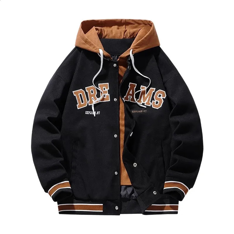 High quality school team baseball uniform jacket mens autumn trend full set of student hooded plus large womens 240827