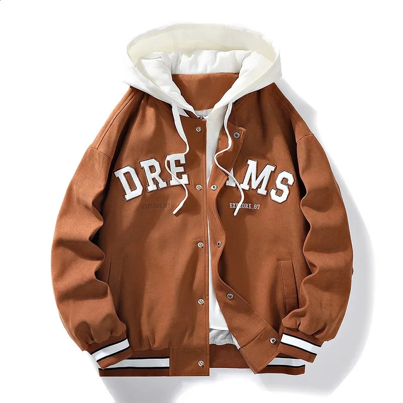 High quality school team baseball uniform jacket mens autumn trend full set of student hooded plus large womens w240827