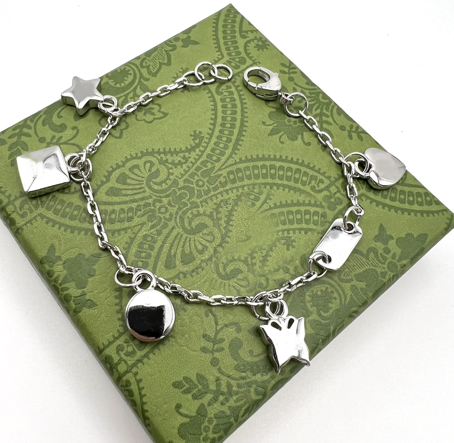 Designer Bracelet Letter Star Heart Charm Silver Plated Chains Bracelets Butterfly Bangle For Men Women Fashion Jewelry Hip-hop Party Gift