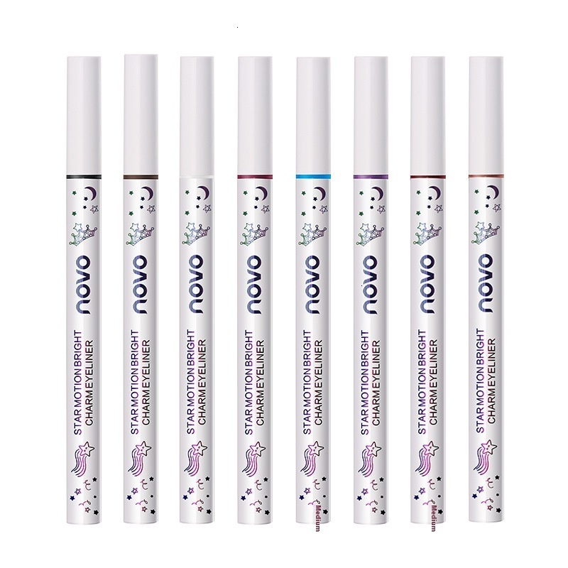 Soft Hair NOVO Color Eyeliner Pencil - Long-Lasting, Smooth Application for Perfect Eye Lines