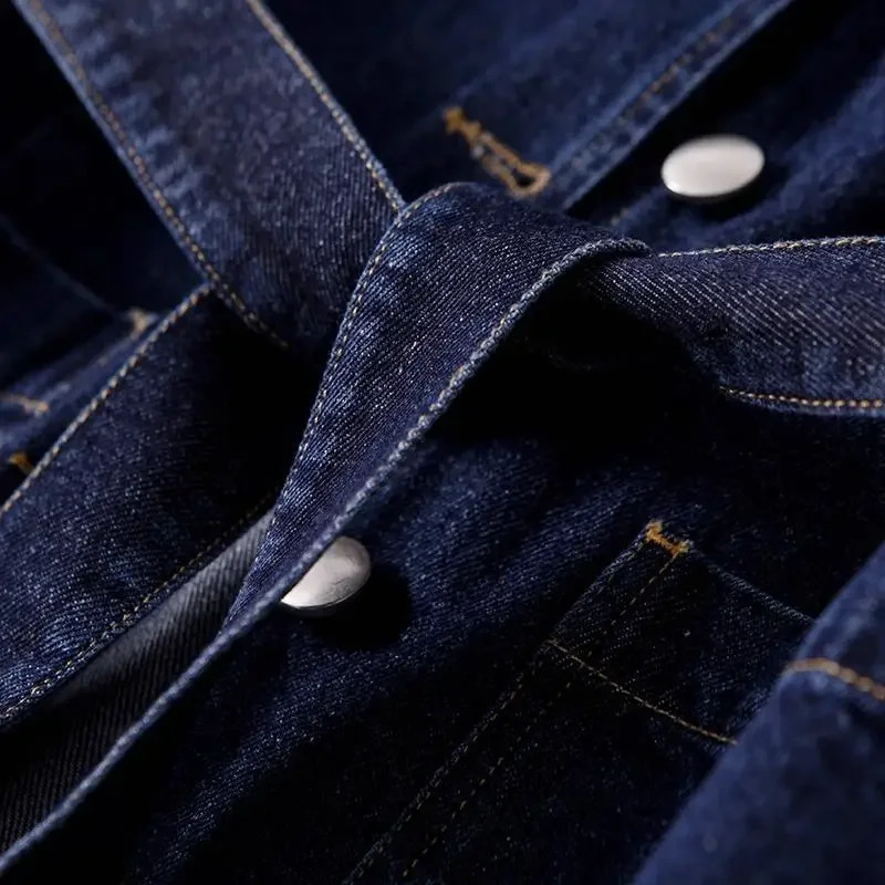 Plus Size Womens Denim Tank Top Fashion Autumn Blue Jeans Jacket Sleeveless Spring Loose Short Coat Waist Coat Q259 240828