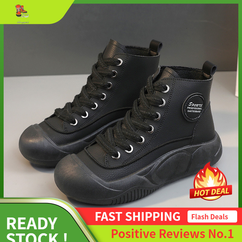 Ddmysports FL New Women S Shoes Casual Spring And Autumn Mid Top Height Increasing Thick Soled Sports Small Fragrance Style OUTDOOR