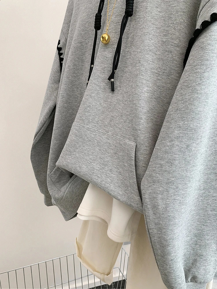 Streetwear Hoodies Fashion Women Autumn Winter Long Sleeve Sweatshirt Harajuku Casual Versatile Hooded Oversized Tops 240827