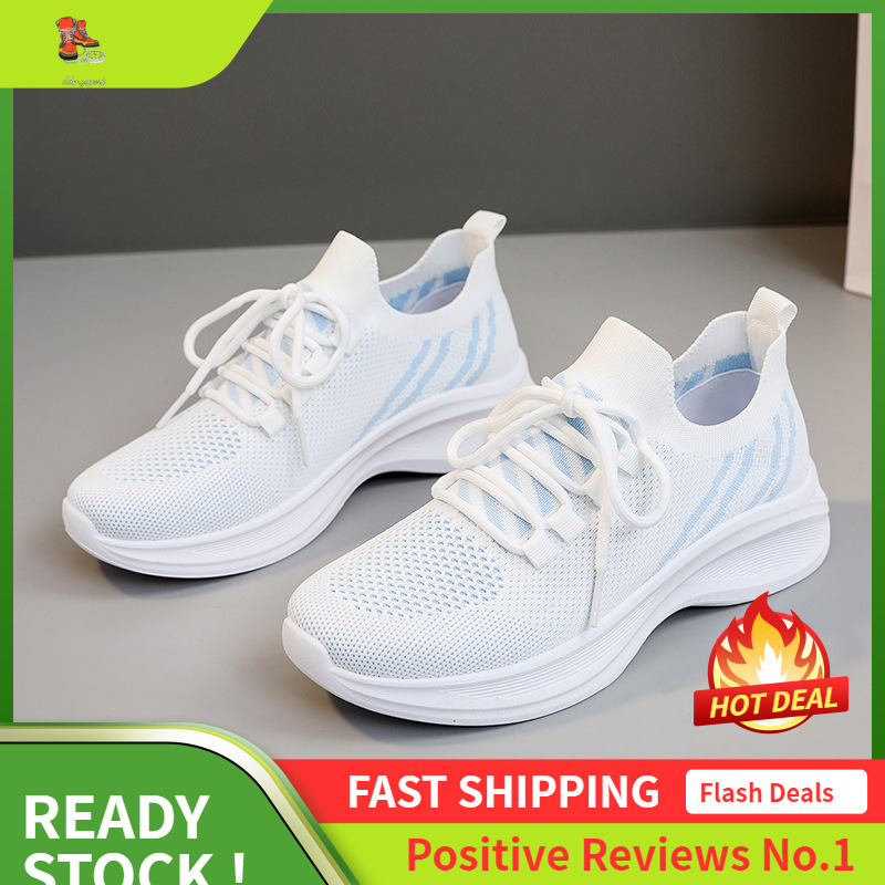 Ddmysports BR New Spring Summer Breathable Mesh Sports Casual Women S Shoes Thick Sole Increase Versatility OUTDOOR