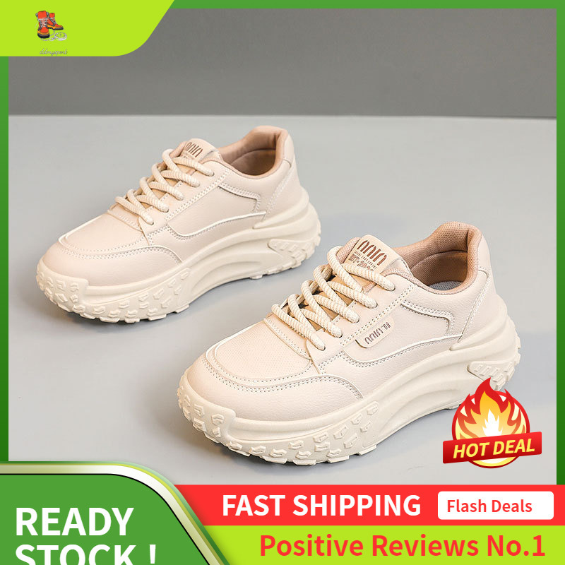Ddmysports KT New Minimalist Women S Autumn Korean Version Sports Breathable And Height Increasing Thick Soled Board Casual Student Shoes OUTDOOR
