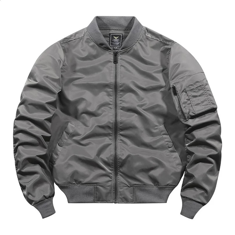 Spring bomber jacket mens and womens paddock military school team baseball windproof clothing MA1 winter 240827