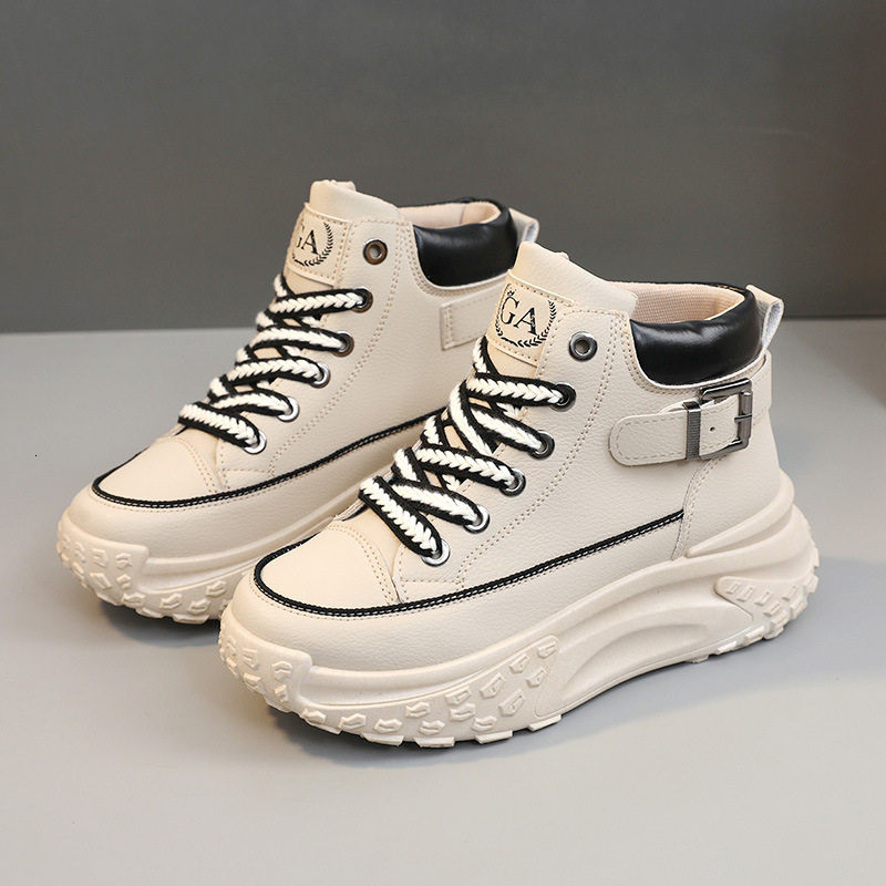 Ddmysports Y New Colored Women S Autumn Mid Top Breathable Elevated Thick Sole Sports And Casual Small Fragrant Shoes OUTDOOR