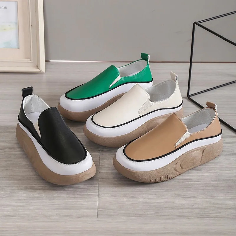 Womens round toe fashionable shoes womens comfortable platform shoes for outdoor wear spring/summer comfortable sports shoes 240827
