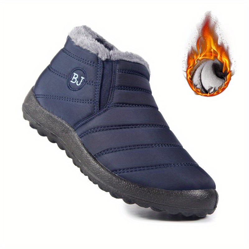 Women's warm snow boots, non-slip winter ankle boots, comfortable walking thick-soled shoes, women's sports shoes
