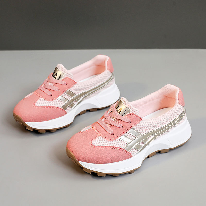 Ddmysports ZY New Mesh Dad For Women Summer Thick Sole Height Increasing S Board Breathable And Wear Resistant Shoes OUTDOOR