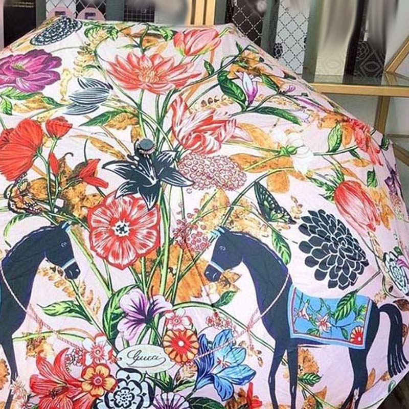 Designer Sunshade Umbrellas Cartoon Folding Dual Use Umbrella Mens Womens Trendy Brand Graffiti -12 Super Cute Pattern DPD24082815