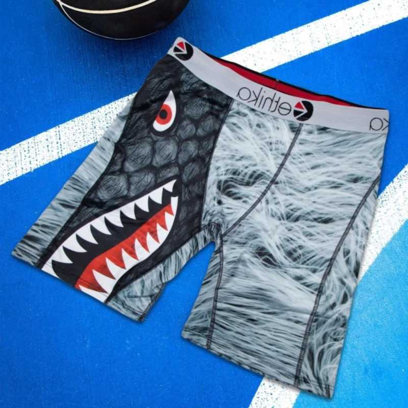 Men's Shorts OZPSD 1 piece sexy mens underwear mens underwear breathable printed mens underwear plus size L-3XL mens boxing underwear Y250307WHXR