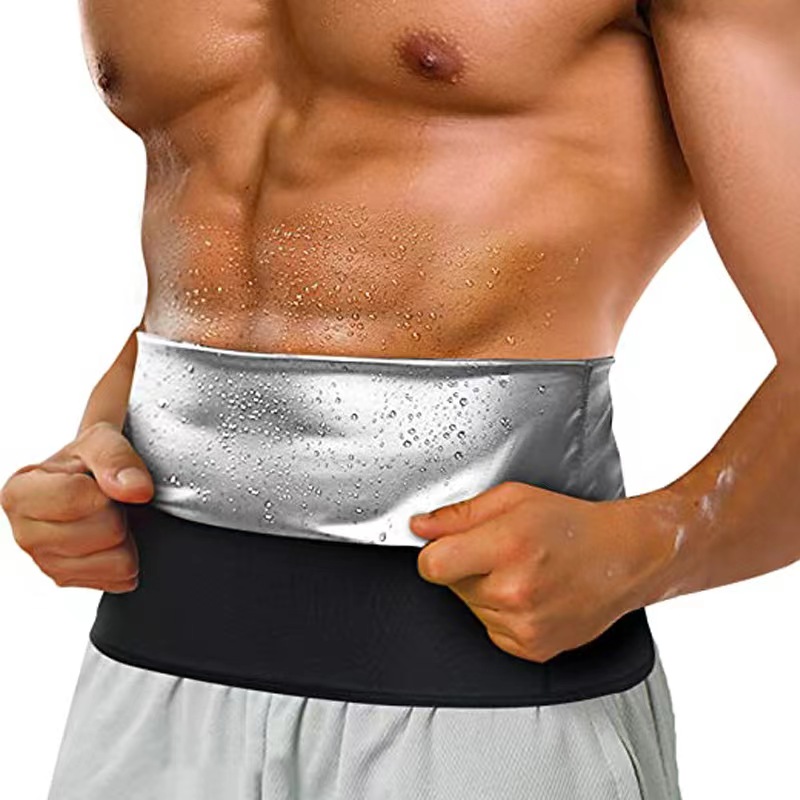 Sports Weight Loss Waist Cincher Belt Gym Workout and Running Compression Garment with Sweat Guard Feature