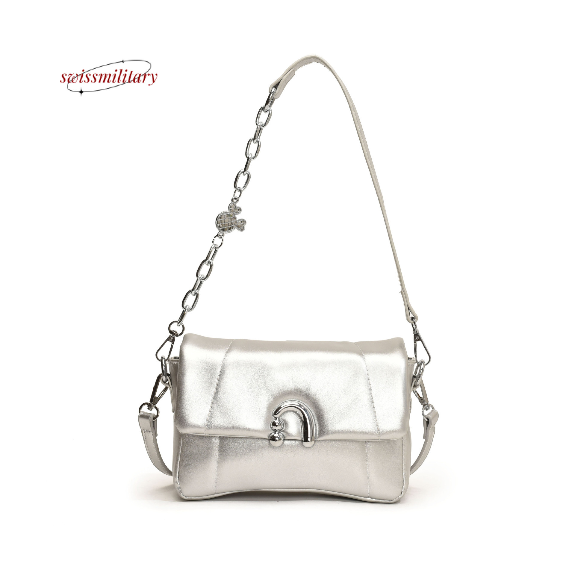 Swissmilitary Niche design chain for summer women 2024 new fashionable versatile small square bag, light and high-end crossbody bag #36