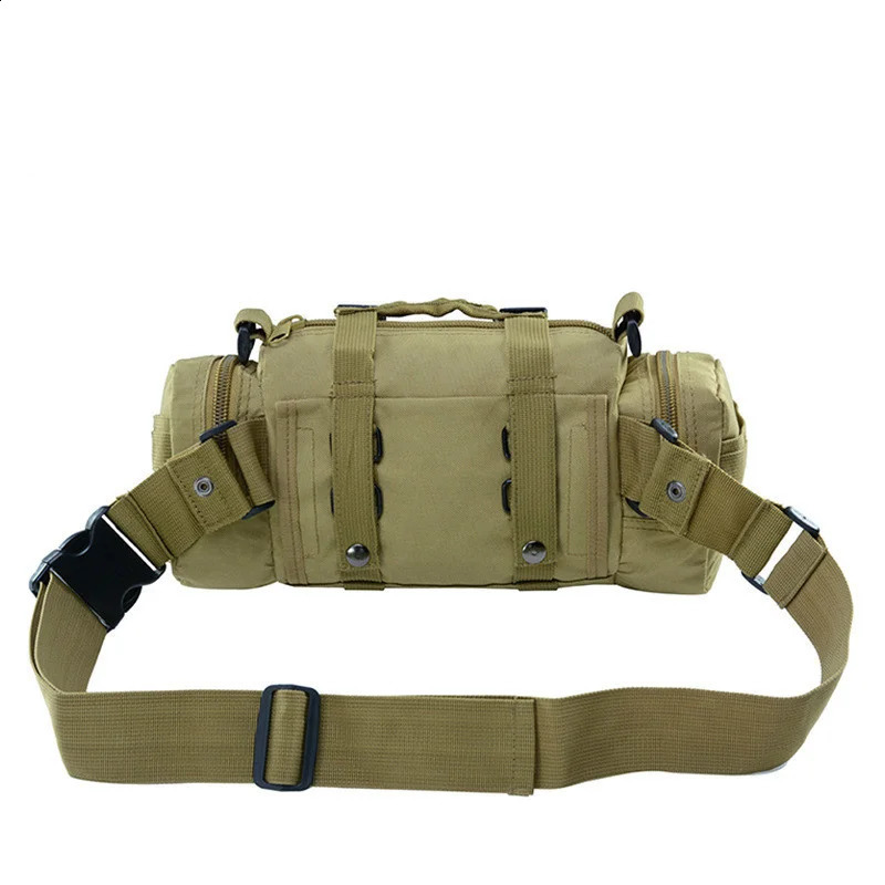 Men Tactical Molle Waist Pack Military Waist Bag Mochilas Fanny Pack Outdoor Camping Hiking Pouch 3P Chest Bag Wallet Belt Bags 240828