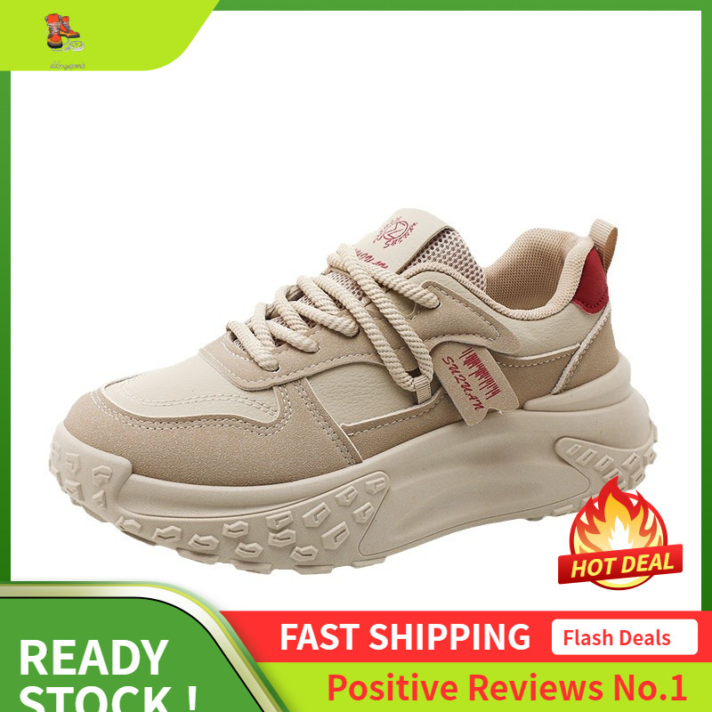 Ddmysports K New Minimalist Women S Summer Korean Version Breathable Thick Sole Height Increasing Sports And Leisure Board Shoes For Students OUTDOOR