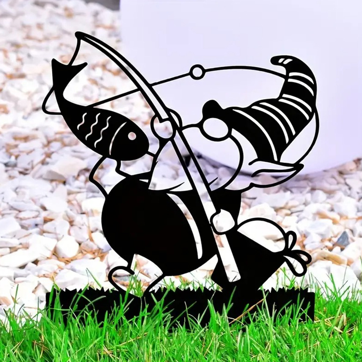 Gnome Metal Decorative Garden Gnome Metal Patio Art Lovely Gnome Patio Decorations