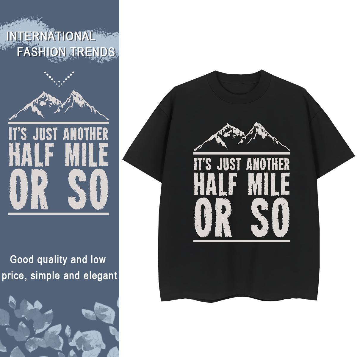 Wholesale Woman Tshirt 230g 100% Cotton mountain Sports Casual T shirt Crew Neck Breathable Plus Size Custom Tshirts