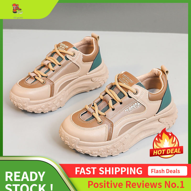Ddmysports KT New Minimalist Women S Autumn Korean Version Breathable Sports Height Increasing Thick Soled Board Casual Shoes For Students OUTDOOR