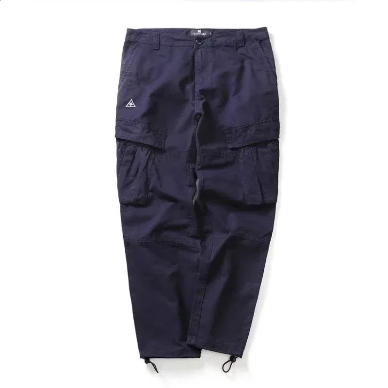 Mens cargo pants loose autumn mens Trouser Korean black Techwear highquality retro the est aesthetic Y2k 240827
