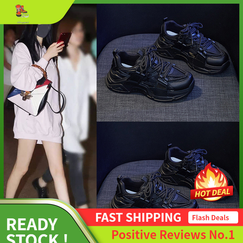 Ddmysports Instagram Korean Edition Dad Women S Spring New Internet Celebrity Student Sports Elevated Street Shooting Casual Shoes CKB OUTDOOR