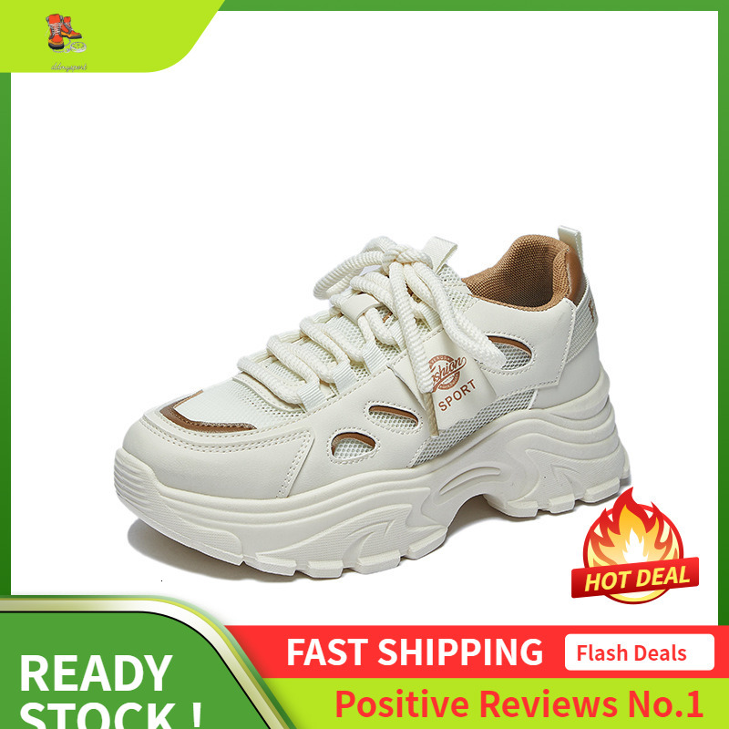 Ddmysports Instagram Korean New Dad Women S Spring Student Sports Running Casual Shoes Thick Sole Eightened T OUTDOOR