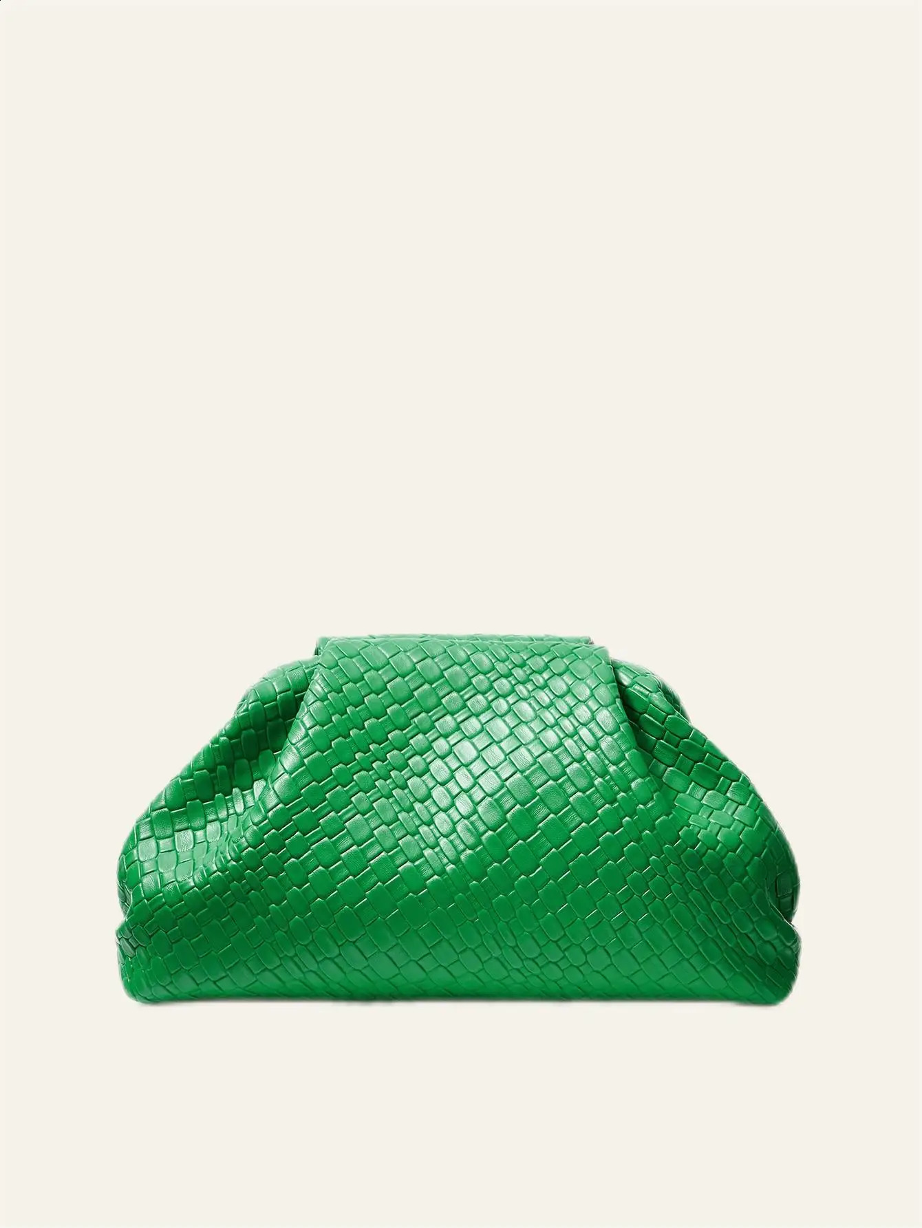 High end retro fashion embossed woven handbag lightweight and large capacity suitable for dates weddings banquets 240829z