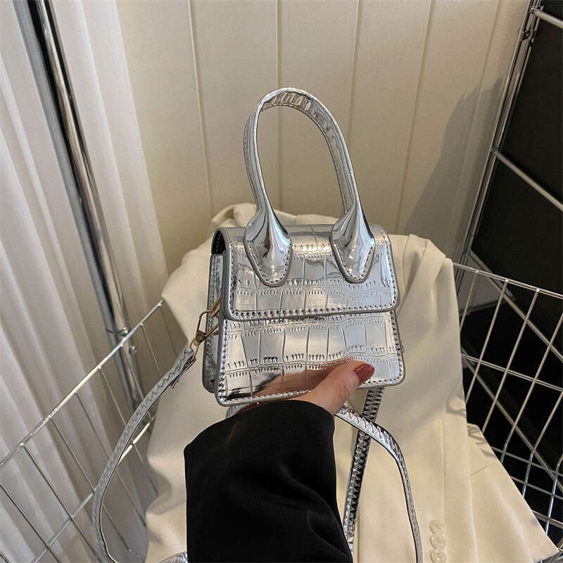 Designer Shoulder Bag Bag Luxury Bag High-Quality News Retro Crossbody Trend 2025 Fashion New Crack Women's Handbag Casual Western Style Shoulder