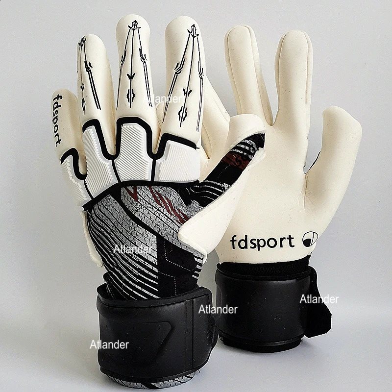 4MM Latex Goalkeeper Gloves Soccer Football Premium Quality Protection Thicken Goal Keeper Soccer Sport Goalie Goalkeeper Glove 240828