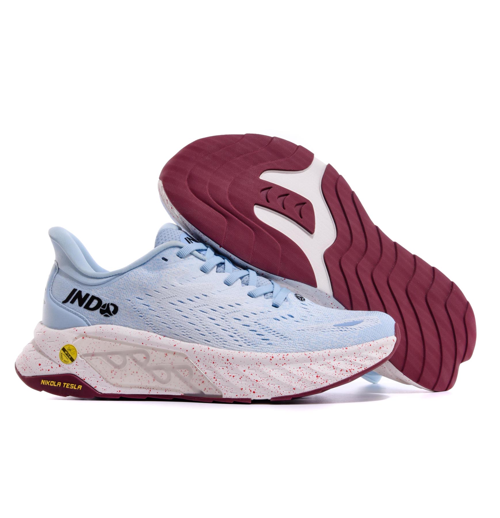 JNDO Whale Leaping Glow in the dark running shoes designer sneakers triple black white flame seaweed light blue peach pink fashion outdoor mens womens