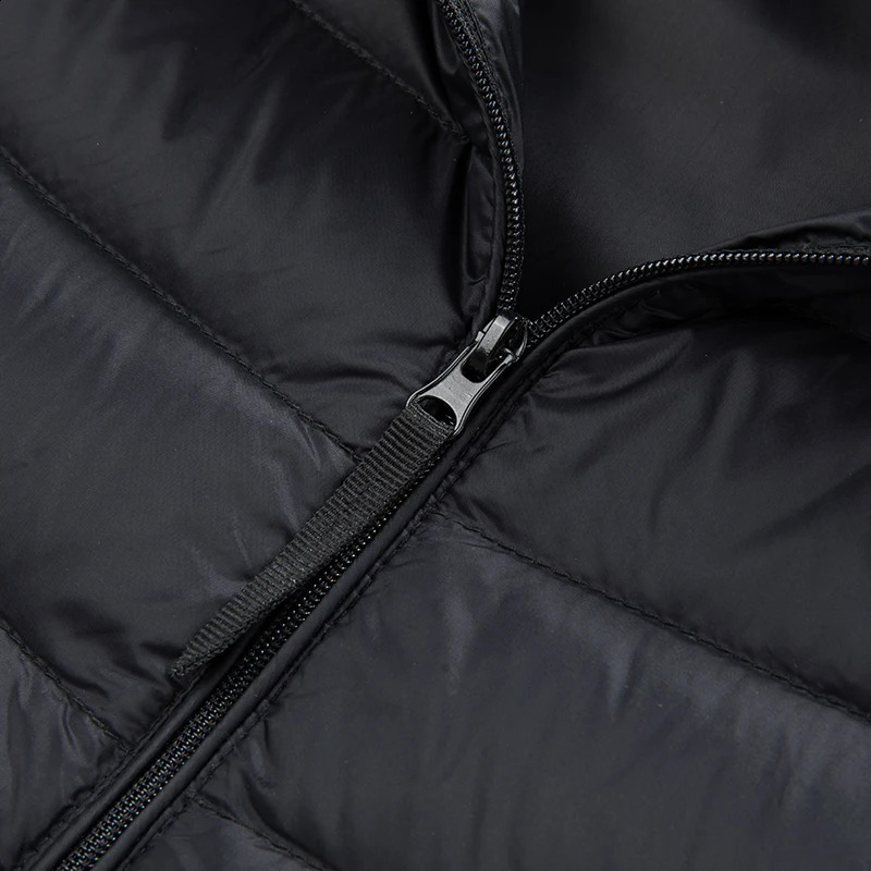 Yes mens standing collar down jacket autumn and winter thin vest sleeveless 240828
