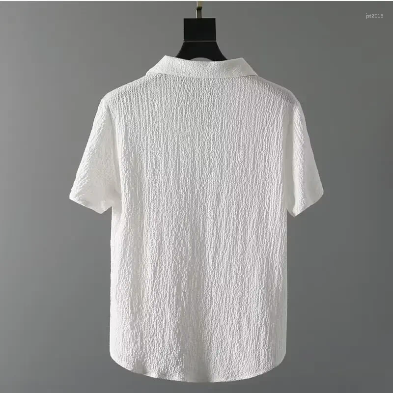 Men's Tracksuits Summer Ultra-thin Sleeveless Ice Silk Linen Suit Cotton Set Oversized Loose-fit Mid-sleeve T-shirt Sports Wear